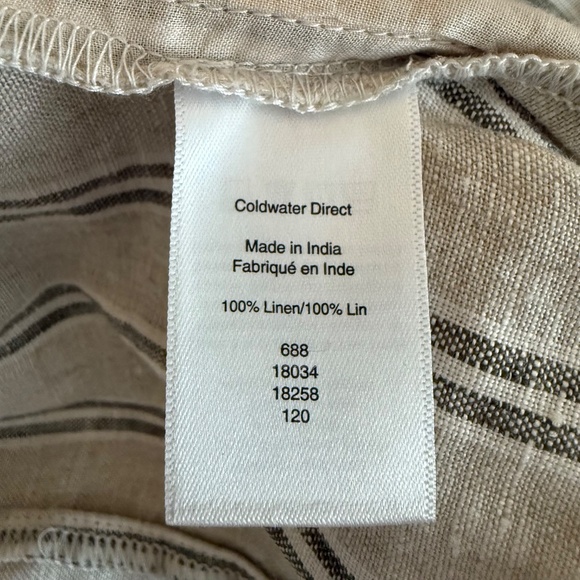 100% Linen Ankle Pants - Picture 6 of 6